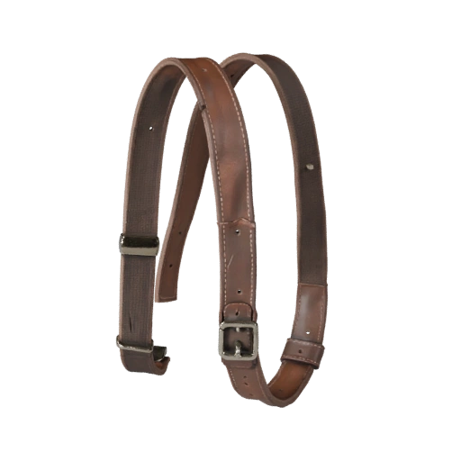 Leather Suspender Strap 3D Studio Asset for Cinema