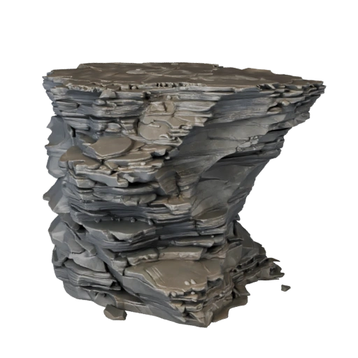 Coastal Rock Shelf Unreal 3D Asset for Realtime Builds