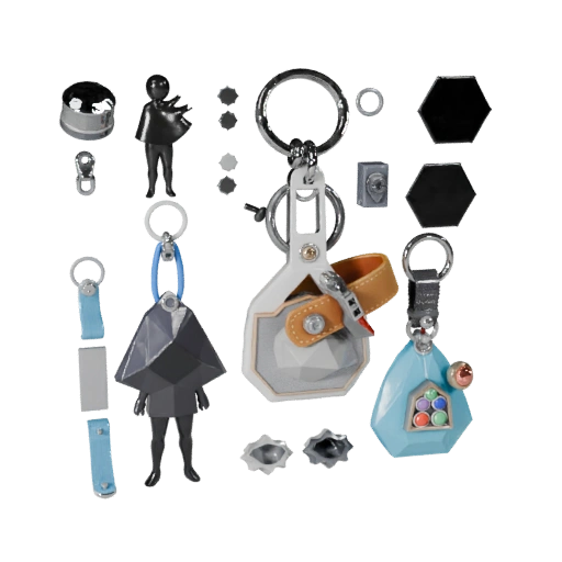 Porte-clés utilitaire Modèle 3D pour Jeux Temps Réel
