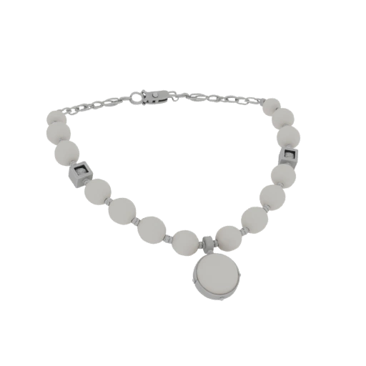 Pearl Collar Necklace 3D Asset for Online Browsers