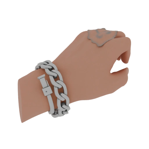 Tennis Bracelet 3D Browser Asset for AR Online Use