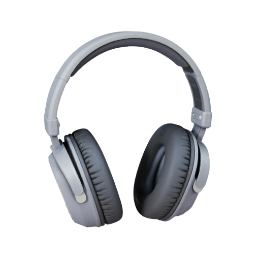 Retro Headphones 3D Game Asset for Realtime Engines