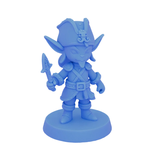 Fantasy Elf Pirate Miniature STL