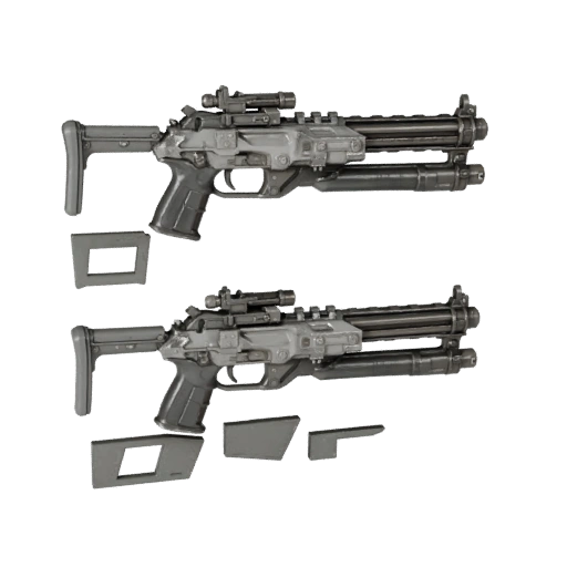 Sci-Fi-Blaster-Requisite 3D-Modell für Tabletop-Druck