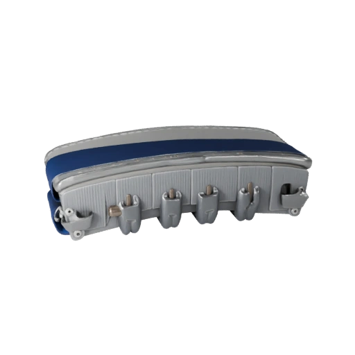 Render 3D di Fermaglio Minimal per Uso Catalogo Studio