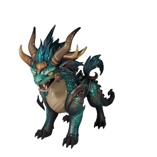 Cartoon Chimera 3D Model - Stylized Asset for Animation | PBR