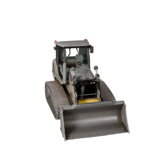 Roadwork Bulldozer 3D Asset for Online Store Pages