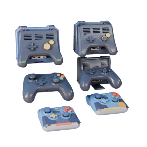 Stylized Next Gen Arcade Stick 3D Casual Game Asset