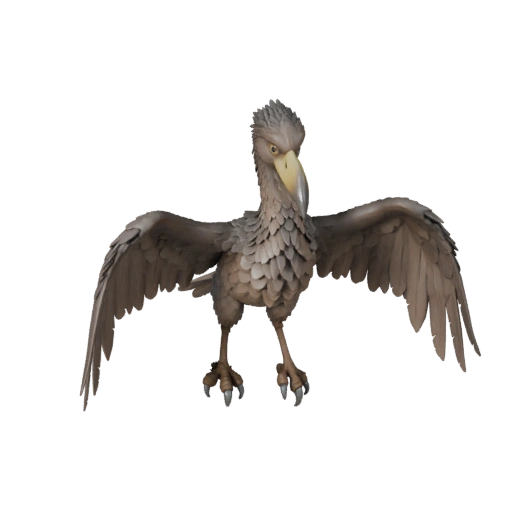 نموذج طائر القطرس ثلاثي الأبعاد لوحدة Unity - أصل جاهز للعبة، FBX | مجاني