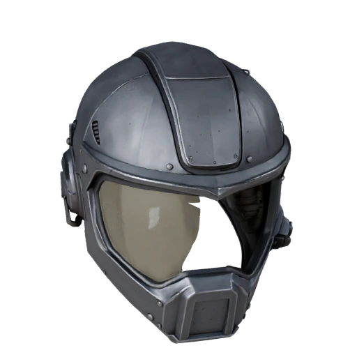 Riot Visor Helm 3D-Asset für Casual Game Engines