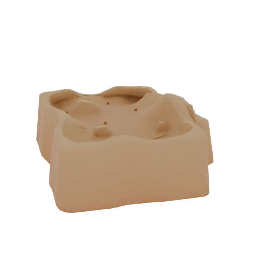 Desert Outpost Terrain STL Tabletop Dioramas 3D Asset