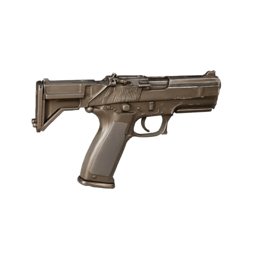 Tactical Prop Sidearm 3D Cinematic Asset for Studio