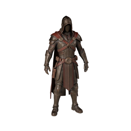 Modello Personaggio Assassino d'Élite Sci-Fi - Modellato