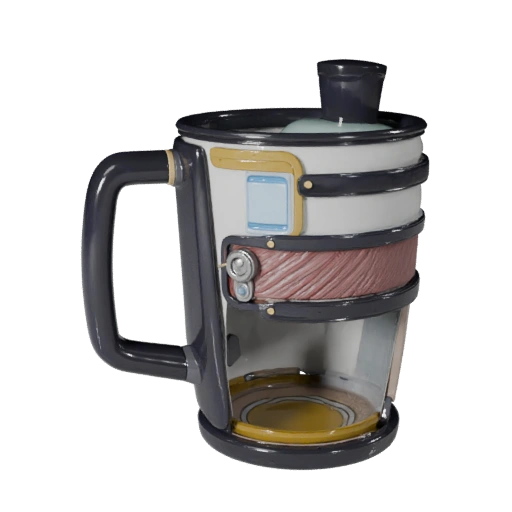 Unreal Ready Cluttered Mug 3D Asset for Game Engines