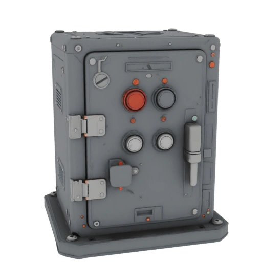 Industrial Switch Box 3D Print Asset for Hobby Use