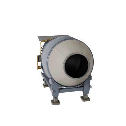 Temporary Concrete Mixer 3D Asset for Casual Games