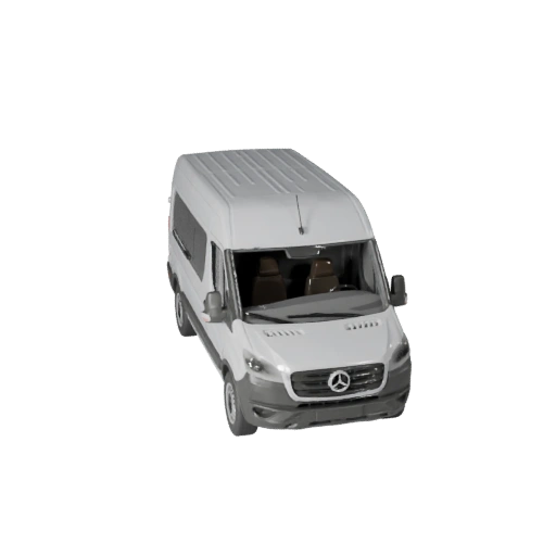 Modèle 3D de fourgon de marchandises pour Blender - Actif prêt pour le rendu