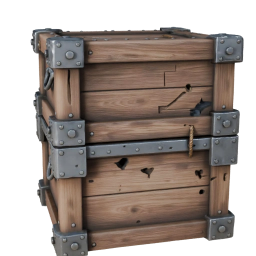 Medieval Supply Box 3D Kit Asset for Studio Builds
