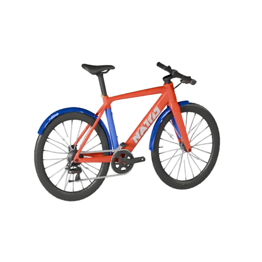 Cartoon Sport Bicycle 3D Model - Stylized Game Asset