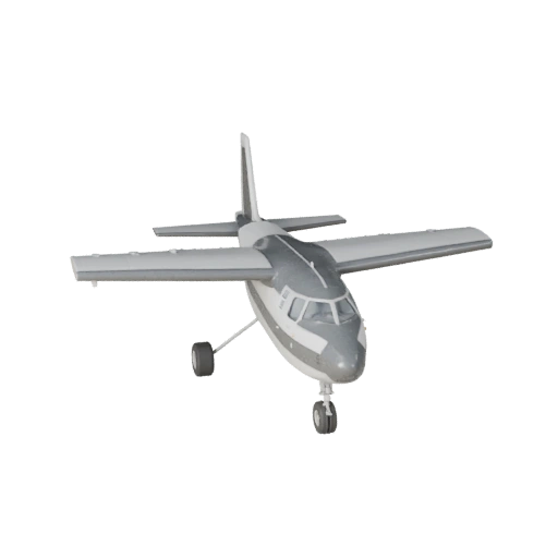 Game Ready Cargo Plane 3D Model for Realtime Games - PBR