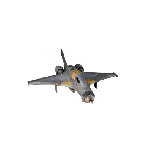 Starfighter 3D Model for Unity - Low Poly Game Asset