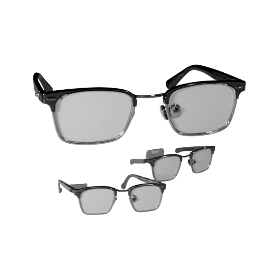 Sport Reading Glasses 3D Asset for Online Browsers