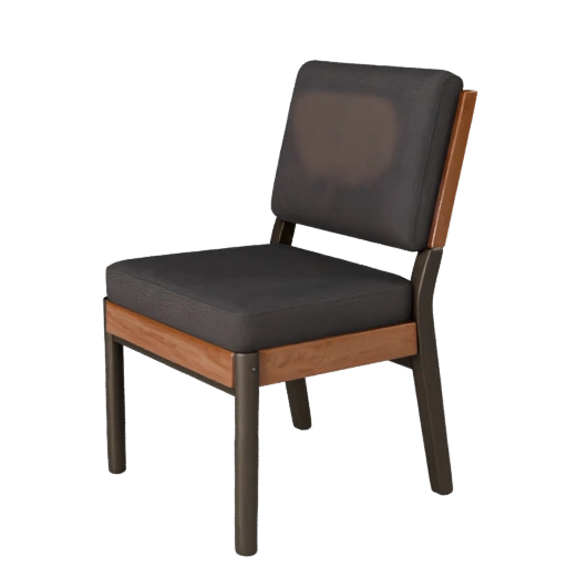Industrial Accent Chair 3D Studio Asset for Cinema
