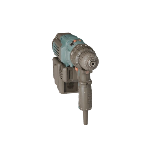Realistischer Bohrmaschinen-3D-Asset für Studioeinsatz