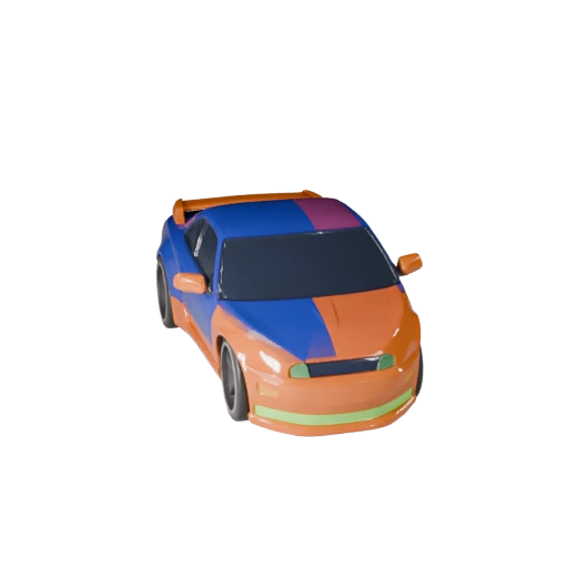 Cartoon Crossover 3D Model for Stylized Games PBR Asset