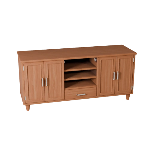 Wall Mounted Sideboard 3D Asset for Layered Builds