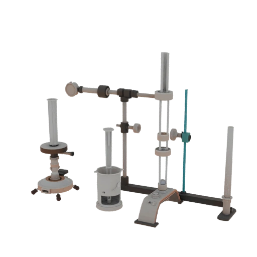 Bruciatore da Laboratorio per Aula High Poly 3D per Studio
