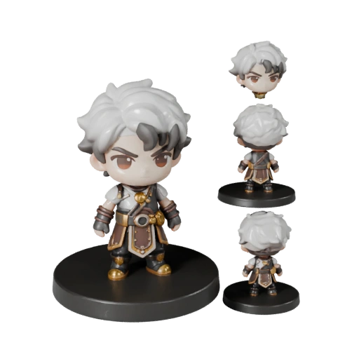 Studio Chibi Figurine | Render Marketing Asset Pack