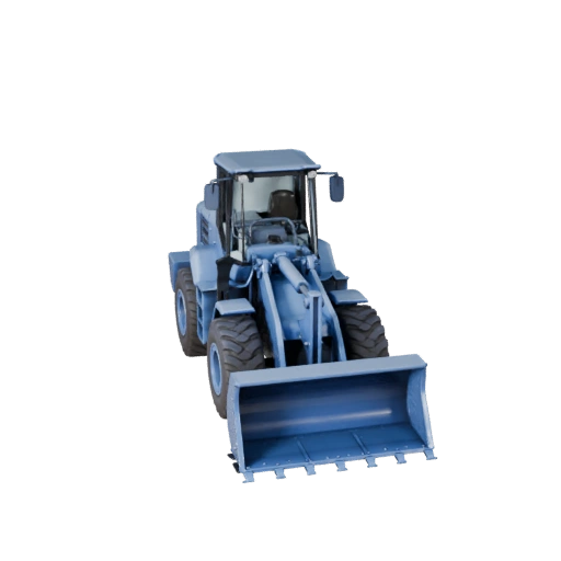 Warehouse Wheel Loader 3D Asset for Casual Engines