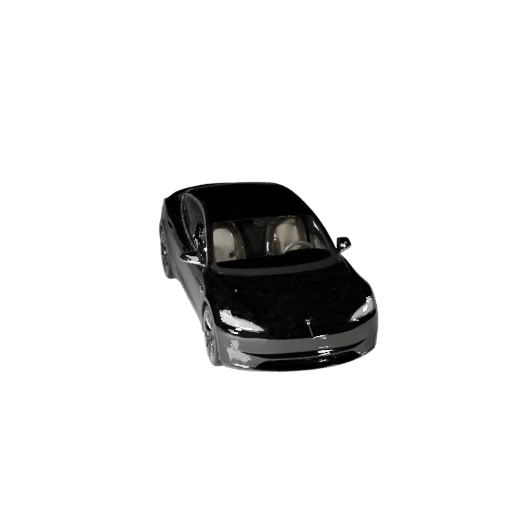 Tesla Inspired Electric Sedan 3D Model for Unreal Engine