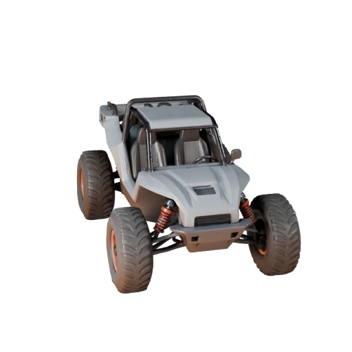 Desert Rally Buggy 3D Model for Unity - Low Poly Game