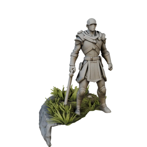 Collectible Snow Oval Base | Display Pack 3D Hero Asset