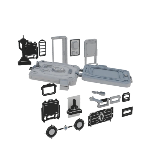 Sci Fi Pressure Plate 3D Print Asset for Hobby Use