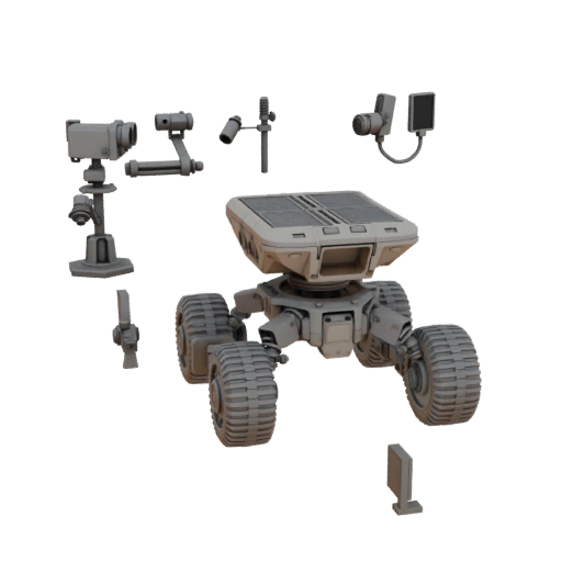 Prospector Sample Collector 3D Asset for STL Print