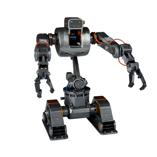Service Robot Arm 3D Game Asset for Studio Engines