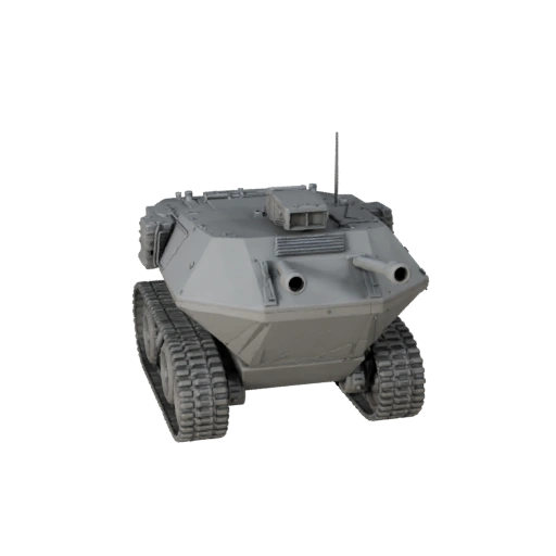 Printable Armored Personnel Carrier STL 3D Model for