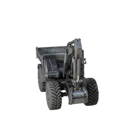 Game Ready Dump Hauler 3D Model for Realtime Games - PBR