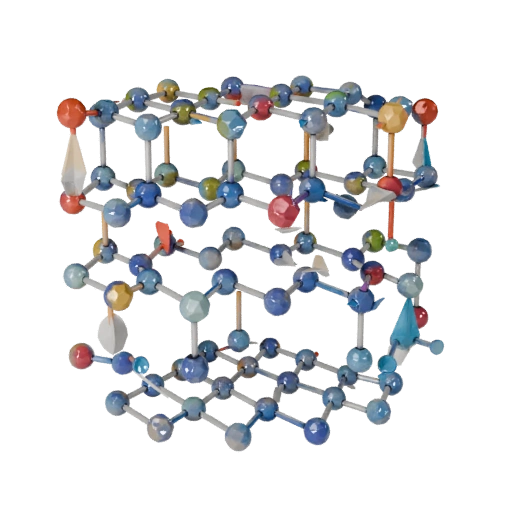 Stylized Crystal Style Lattice 3D Casual Game Asset