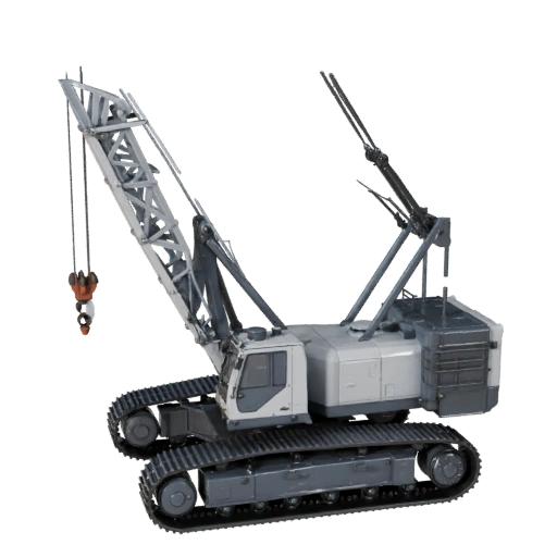 Crawler Crane 3D Model for Blender - Realistic PBR