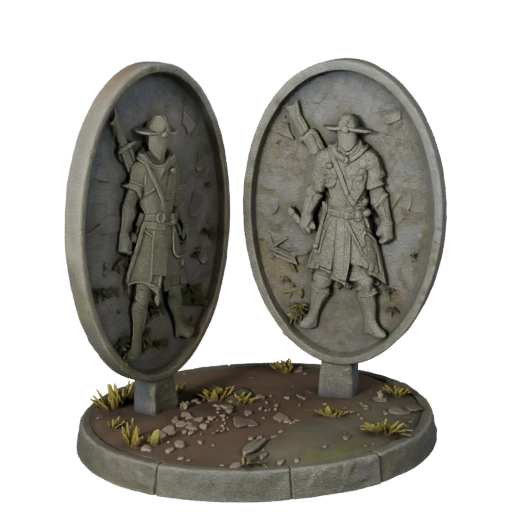 Collectible Forest Oval Base | Hero Detail Display Pack