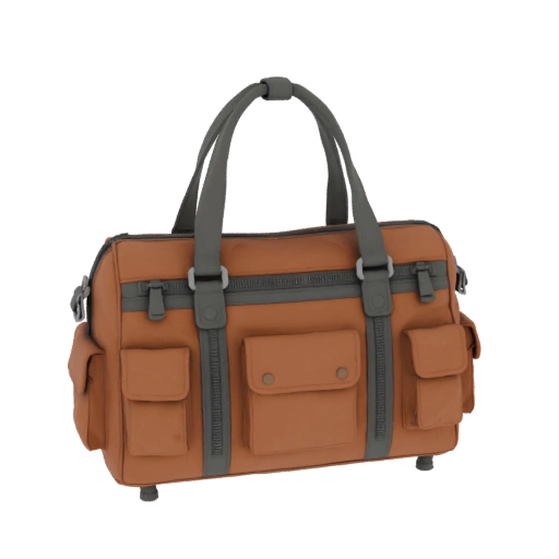 Utility Handbag STL 3D Asset for Tabletop Printing