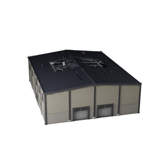 Modular Warehouse Kit 3D Model - Realistic Archviz Asset
