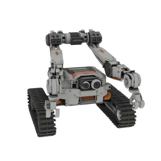 Crawler Robot Arm 3D Asset for Resin and FDM Print
