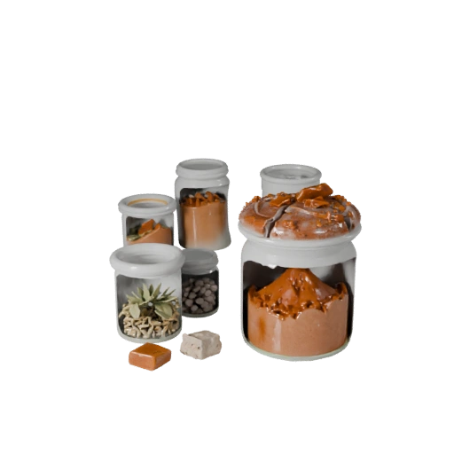Pantry Spice Jars 3D Asset for Hero Cinema Renders