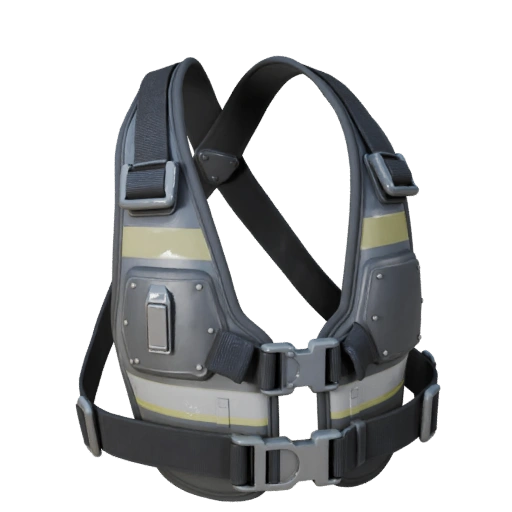 Hochdetaillierter Schutzgurt 3D Hero Asset