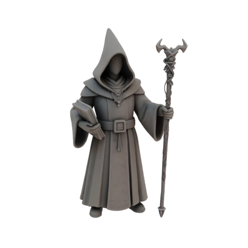 Miniatura Mago Fantasy STL